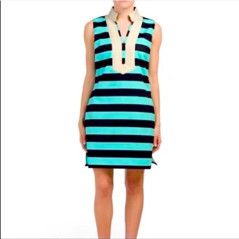 Sail to Sable Classic Sleeveless Tunic Summer Striped Dress